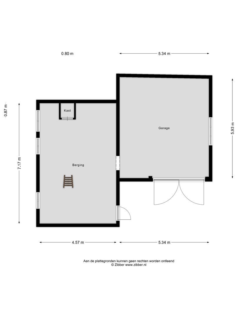 De Buorren 30, Peazens plattegrond-5