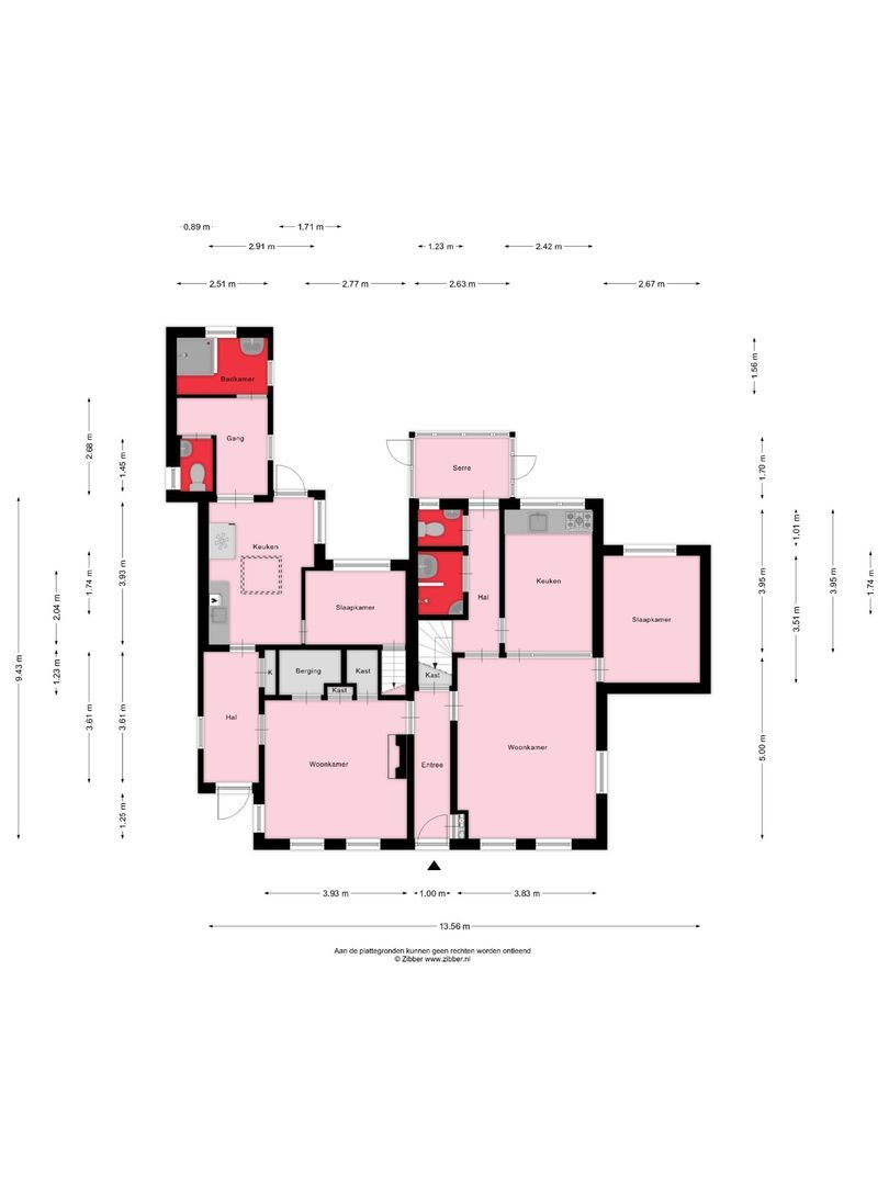 De Buorren 30, Peazens plattegrond-1