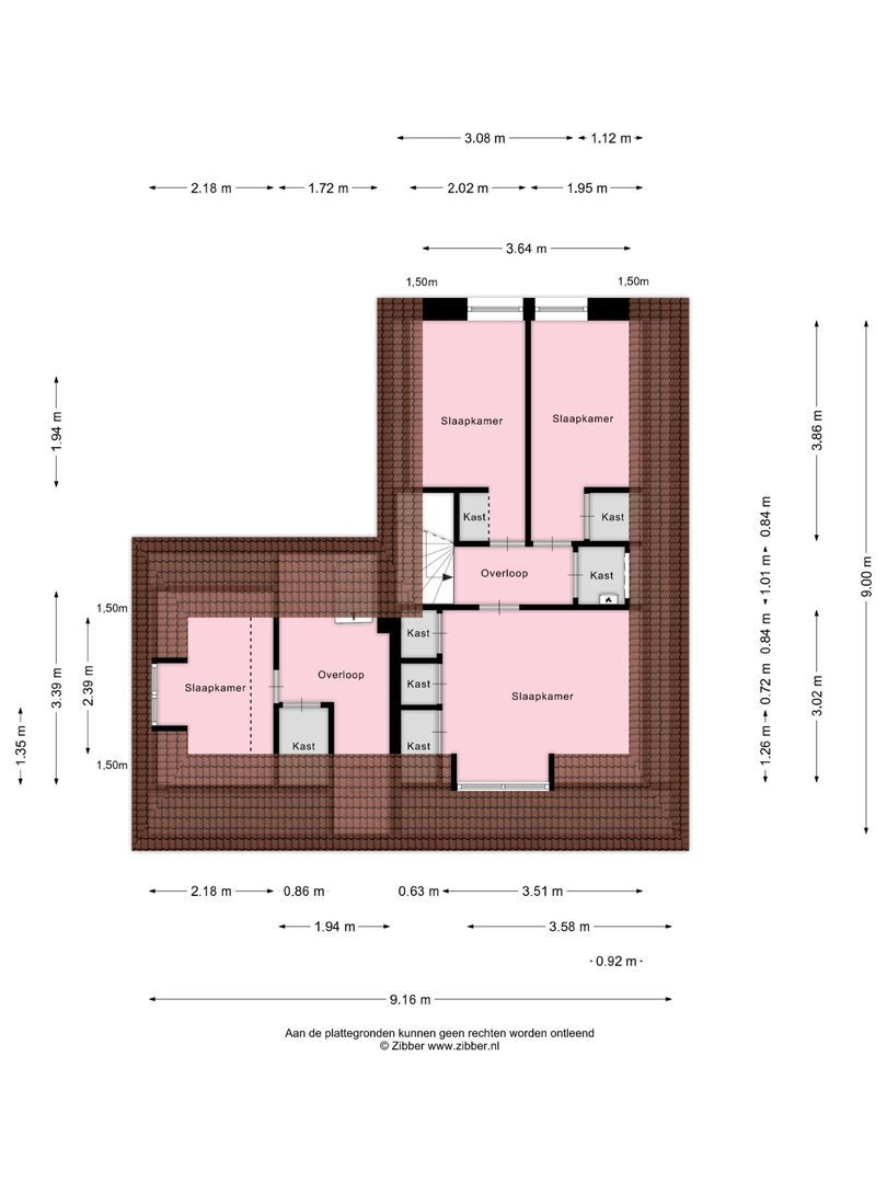 De Buorren 30, Peazens plattegrond-2