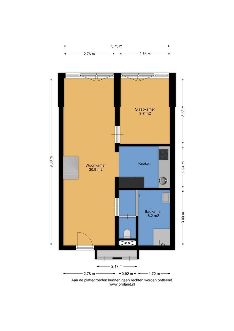 Badweg 67 R132, Schiermonnikoog plattegrond-0
