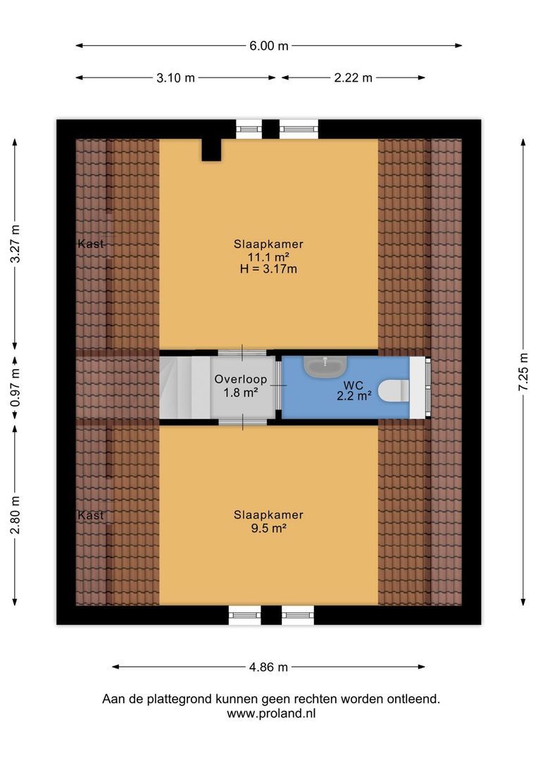 De Rug 3 61, Lauwersoog plattegrond-1