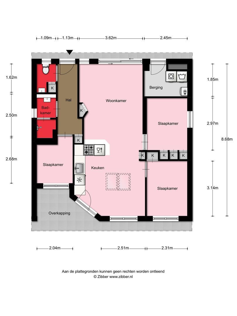 Rijspolder 80, Schiermonnikoog plattegrond-1