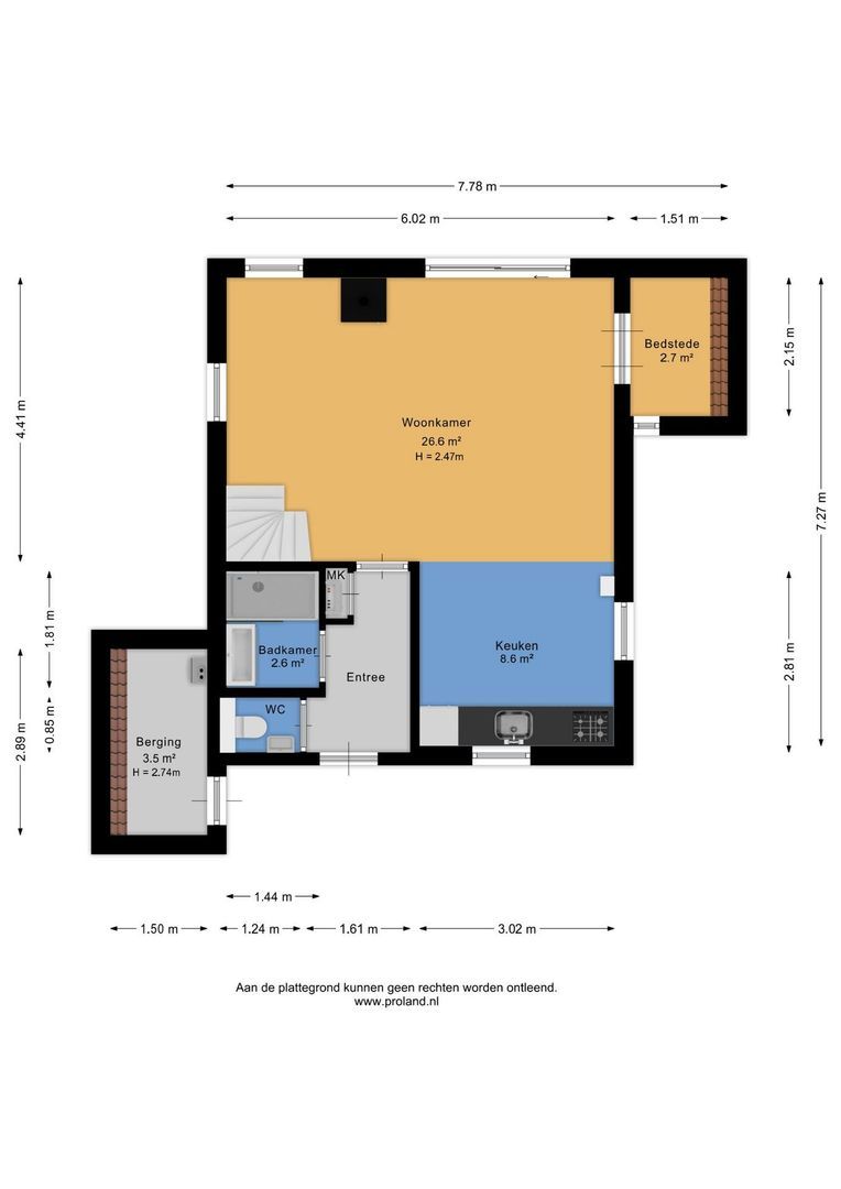 De Rug 3 81, Lauwersoog plattegrond-0
