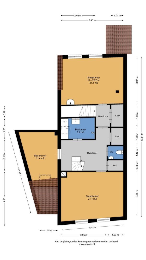 Legeweg 1 A, Dokkum plattegrond-1