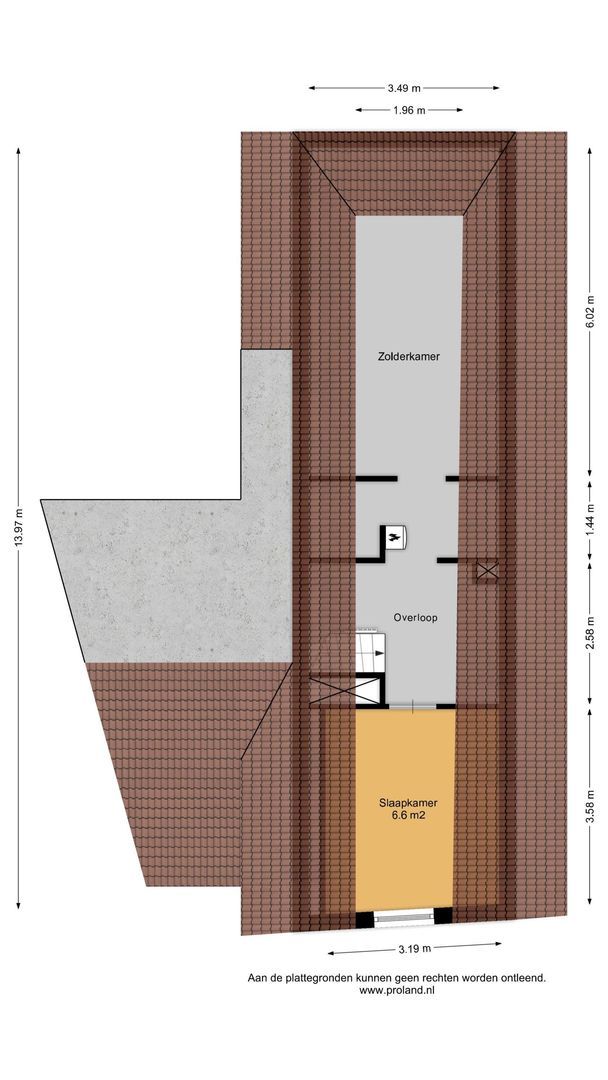 Legeweg 1 A, Dokkum plattegrond-2