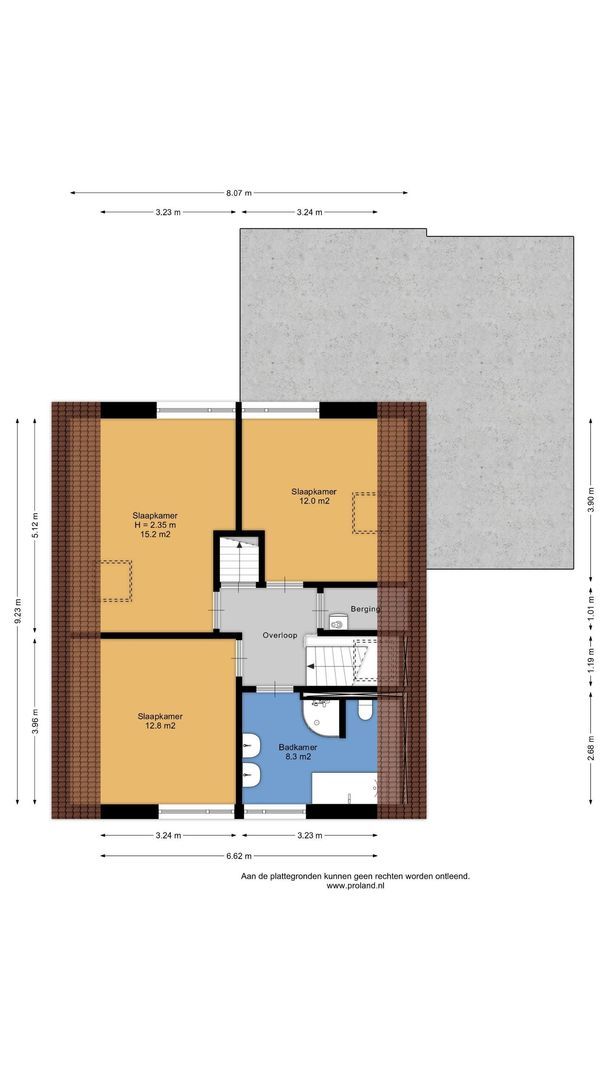 Da. A.M.L. Frevelstraat 32, Dokkum plattegrond-1