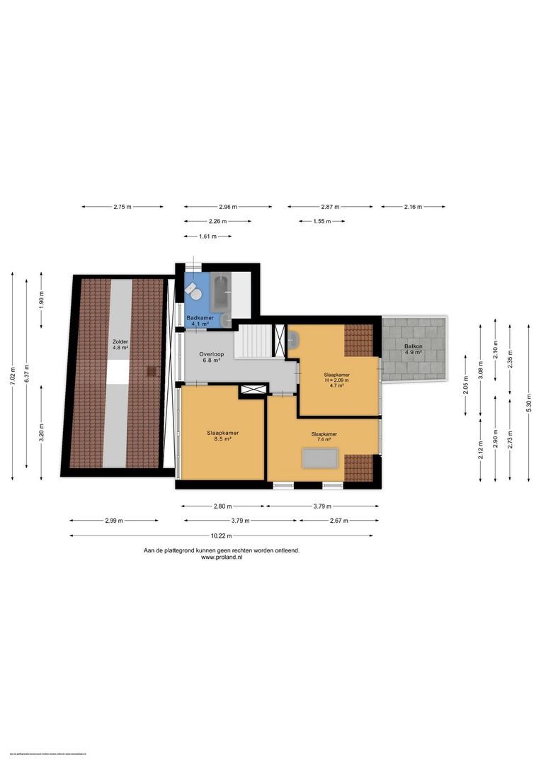 Waling Dykstrastrjitte 16, Holwert plattegrond-1