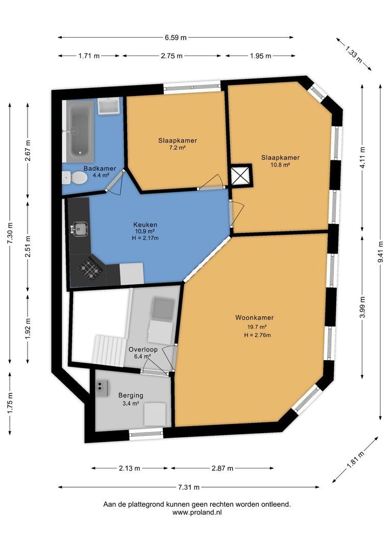 Noorderbolwerk 6, Dokkum plattegrond-1