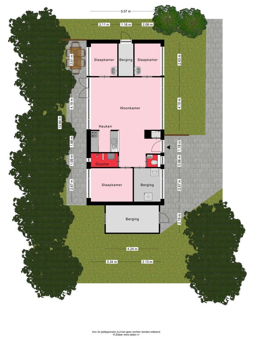 Rijspolder 46, Schiermonnikoog plattegrond-1