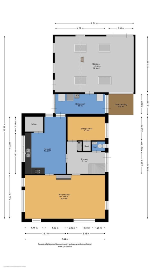 Kavelwei 17, Broeksterwâld plattegrond-0