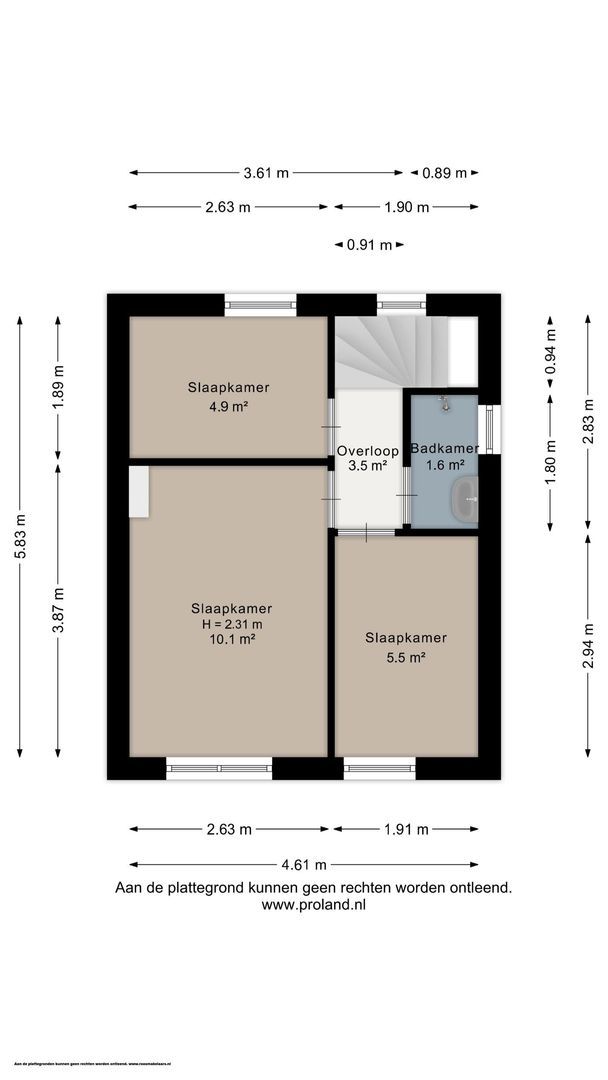 Efterwei 11, Nes plattegrond-1