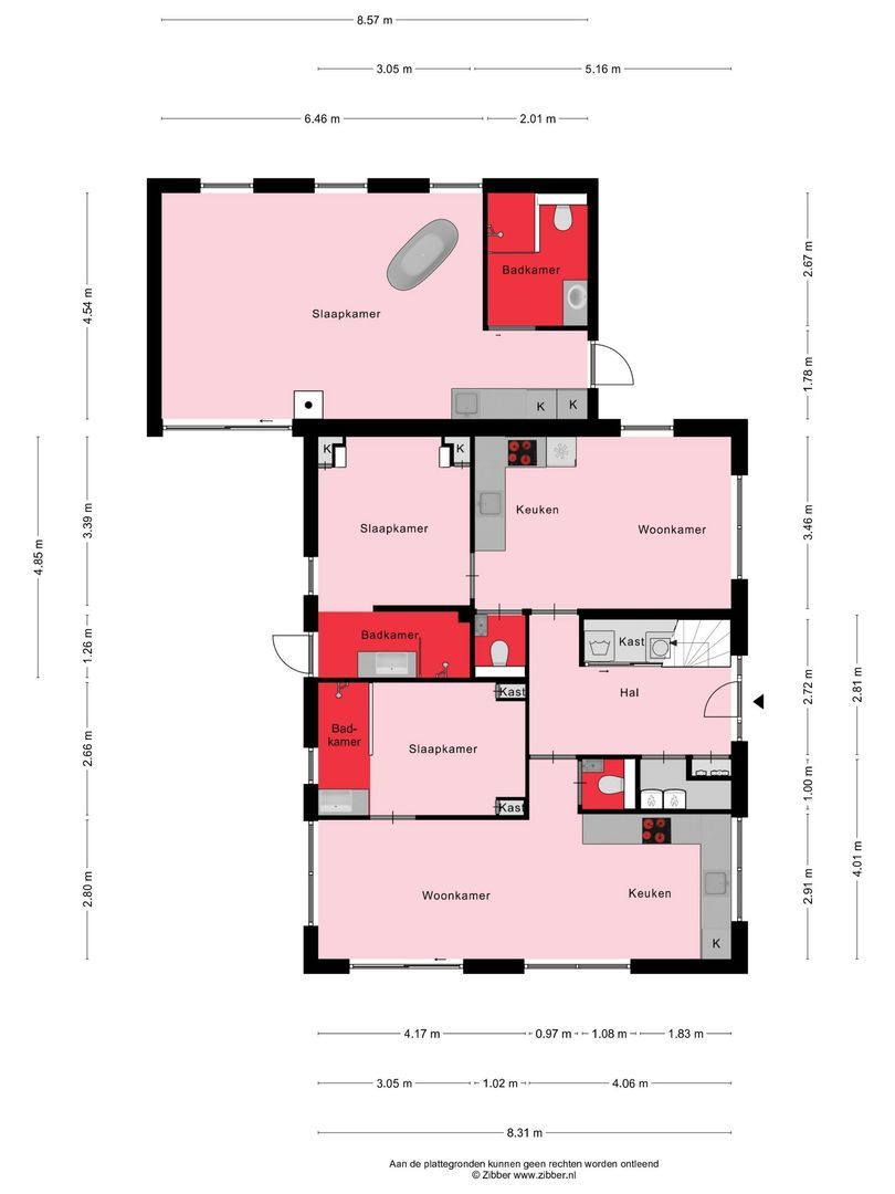 Obbe Edskesstraat 3, Nes plattegrond-1