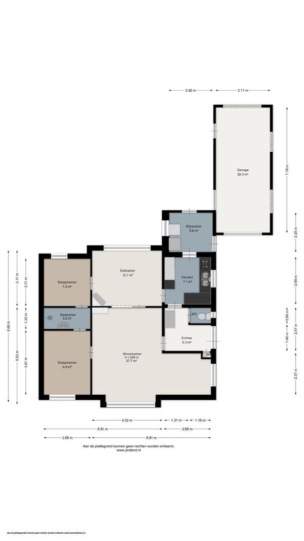 De Halewei 2, Damwâld plattegrond-0