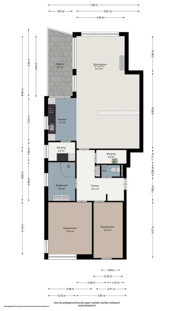 De Omloop 1 3, Dokkum plattegrond-0