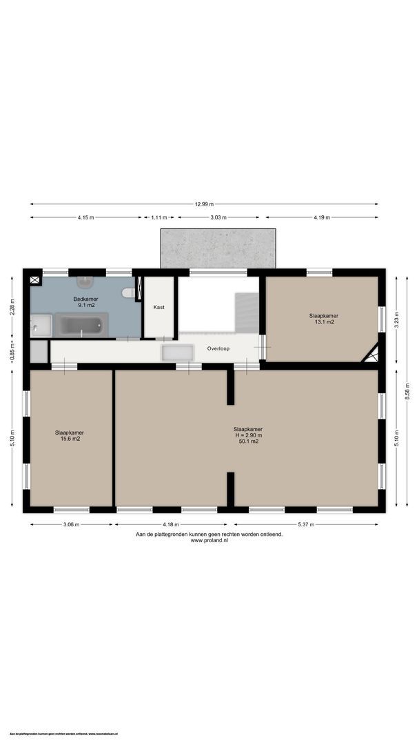 Tsjerkeplein 2, Wierum plattegrond-1