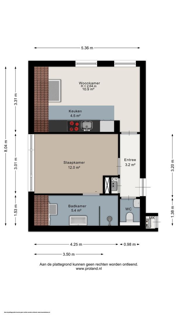 Langestreek 11 A 10, Schiermonnikoog plattegrond-0