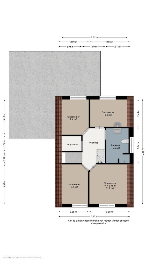 It Skûtsje 14, Mitselwier plattegrond-1