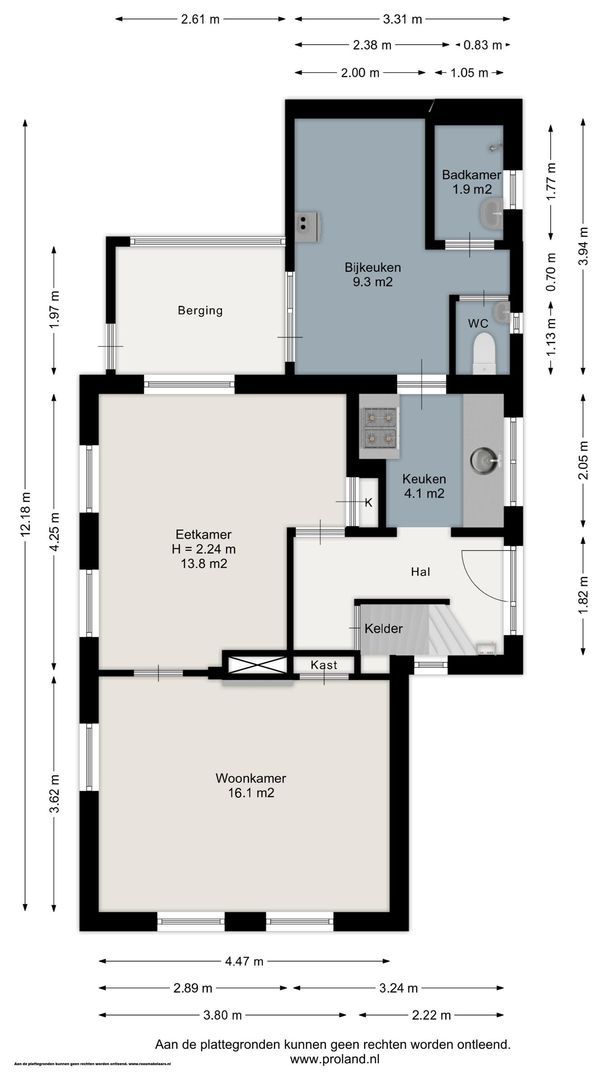 J.R. Kloostermanstrjitte 16, Damwâld plattegrond-0