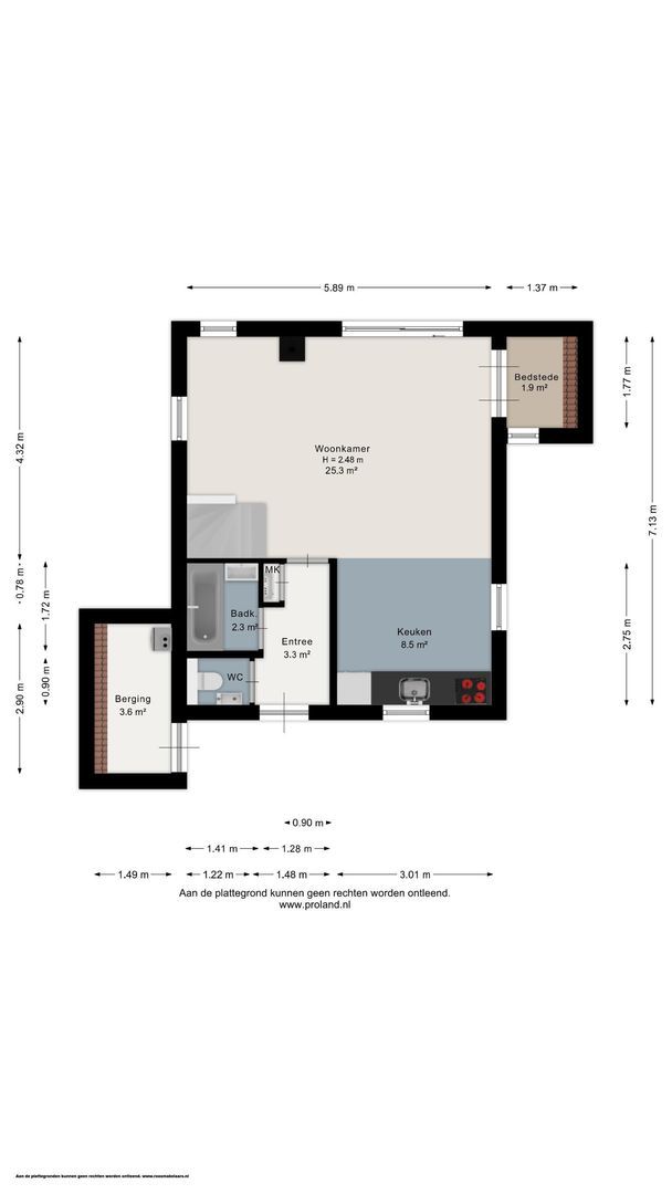 De Rug 3 214, Lauwersoog plattegrond-0