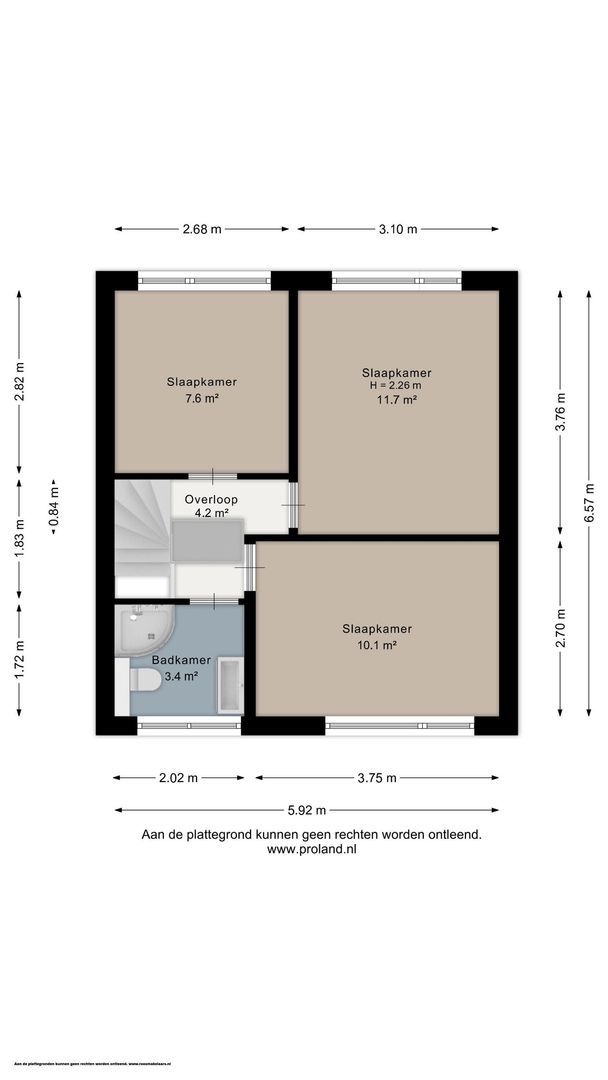 Herweystrjitte 35, Ternaard plattegrond-1
