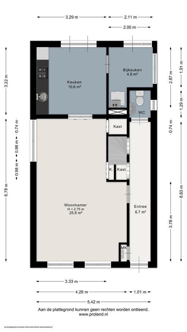 Oostersingel 30, Dokkum plattegrond-0