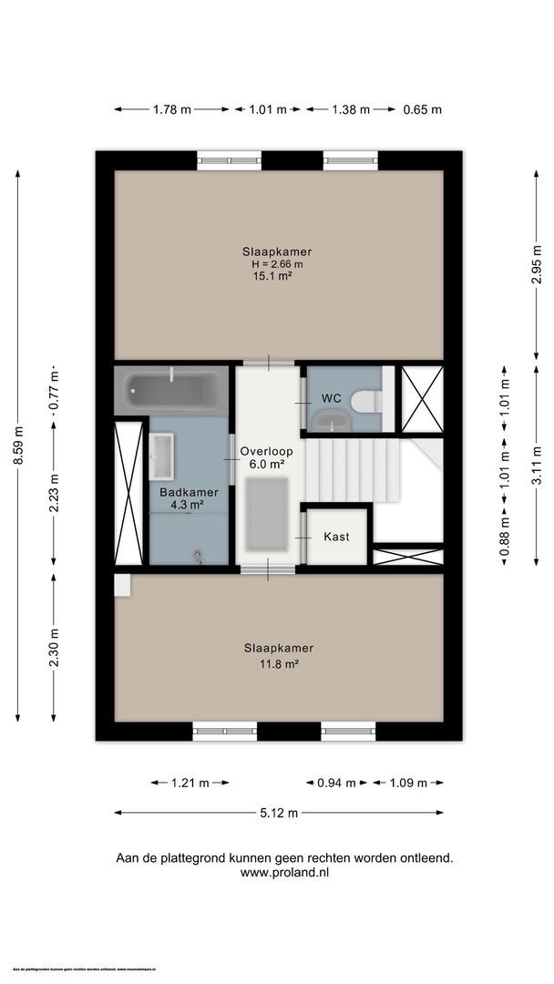 Suderskâns 8 433, Eanjum plattegrond-1