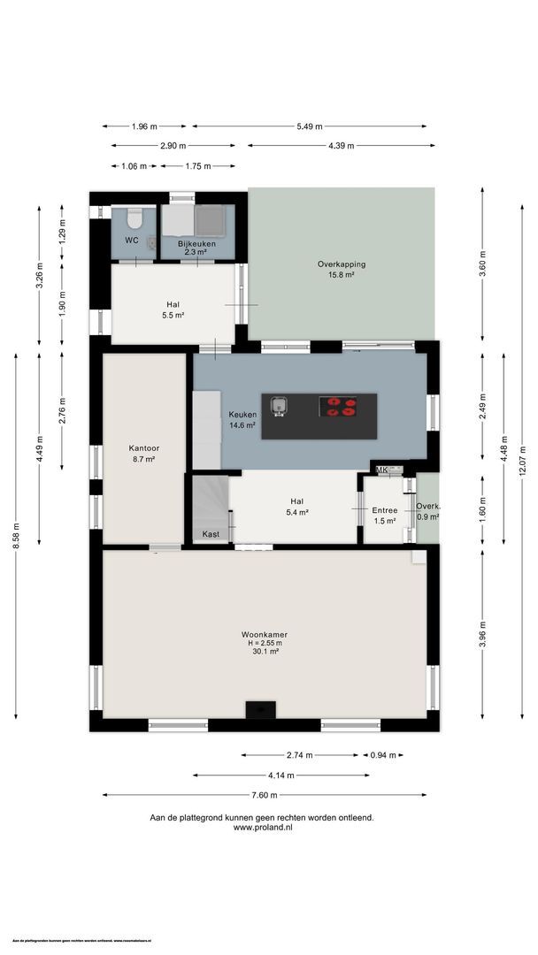 Foarwei 15, Driezum plattegrond-0