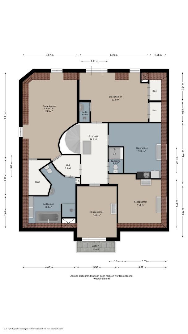 Tsjessenswei 8, Waaxens plattegrond-1