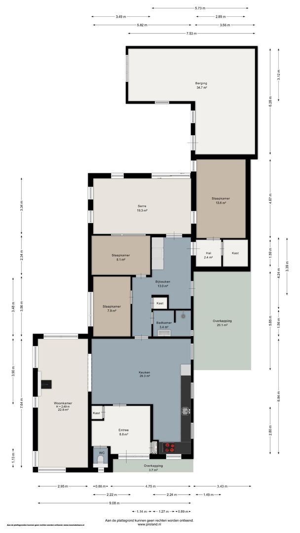 Pastorijloane 4, De Westereen plattegrond-0