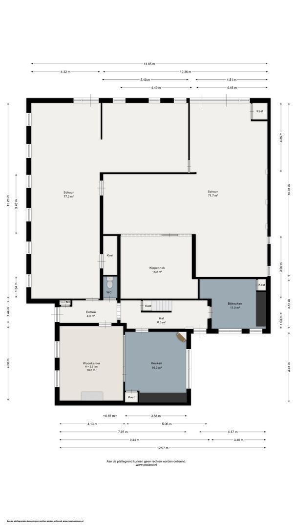 Uniastrjitte 18, Ie plattegrond-0