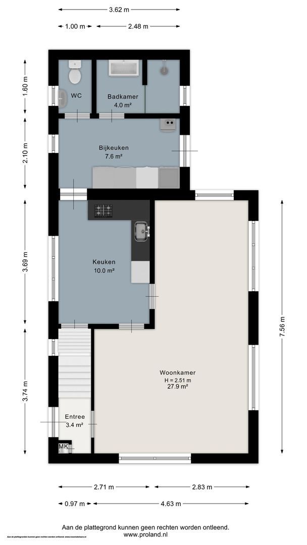 Ids de Beerstrjitte 1, Nes plattegrond-0