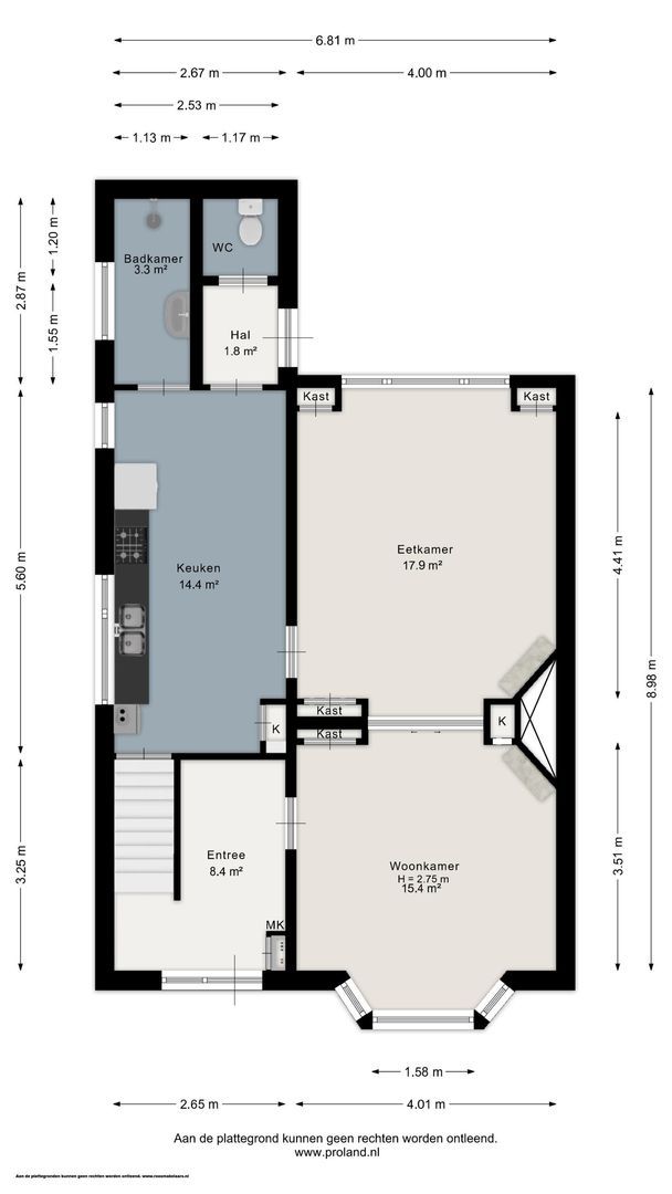 Bronlaan 32, Dokkum plattegrond-0