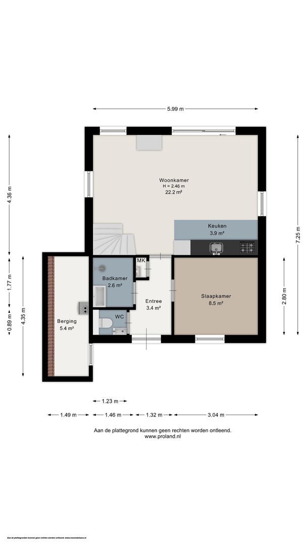 De Rug 3 120, Lauwersoog plattegrond-0
