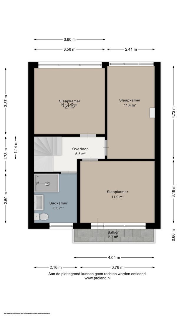 Brokmui 12, Dokkum plattegrond-1