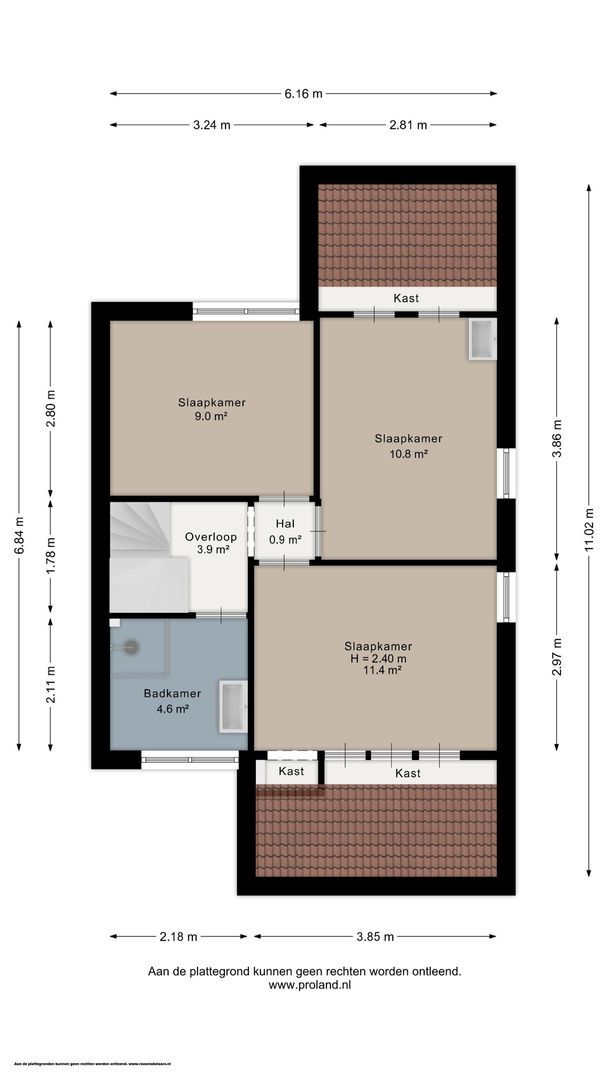 Gerniersstee 2, Eanjum plattegrond-1