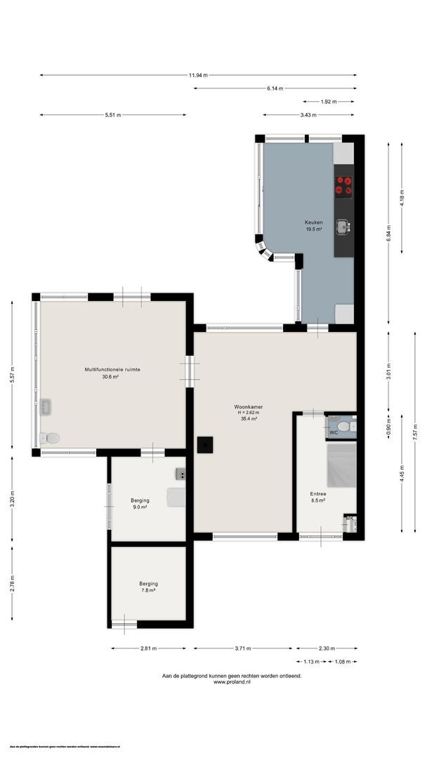 De Woudhorne 82, Dokkum plattegrond-0