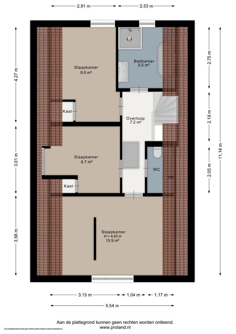 Altenastreek 31, Dokkum plattegrond-1