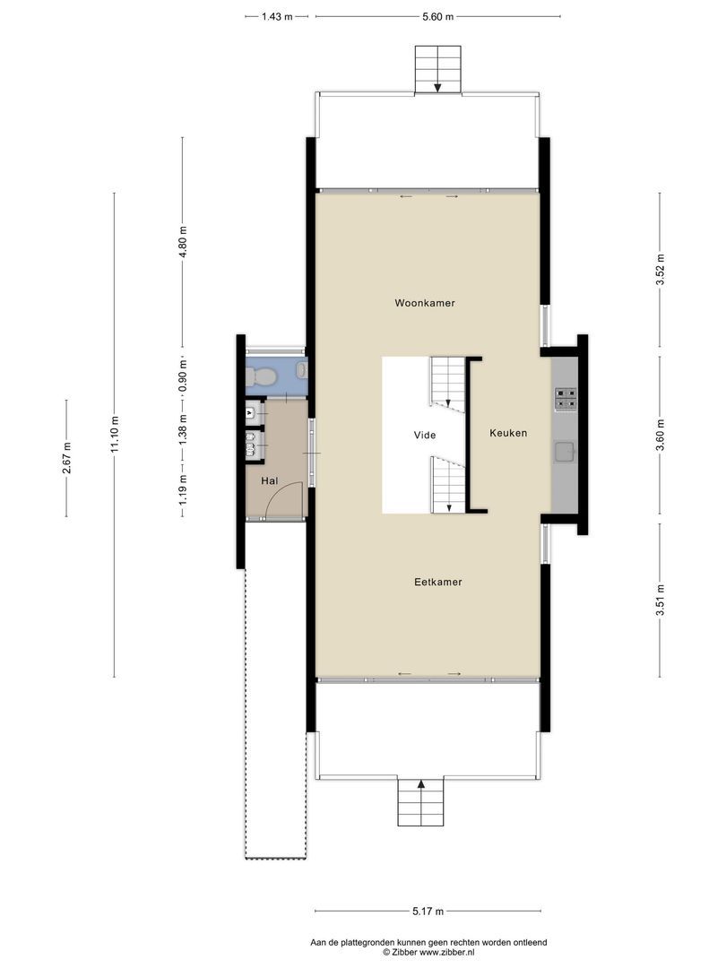 Rijksstraatweg 80 135, Noardburgum plattegrond-0