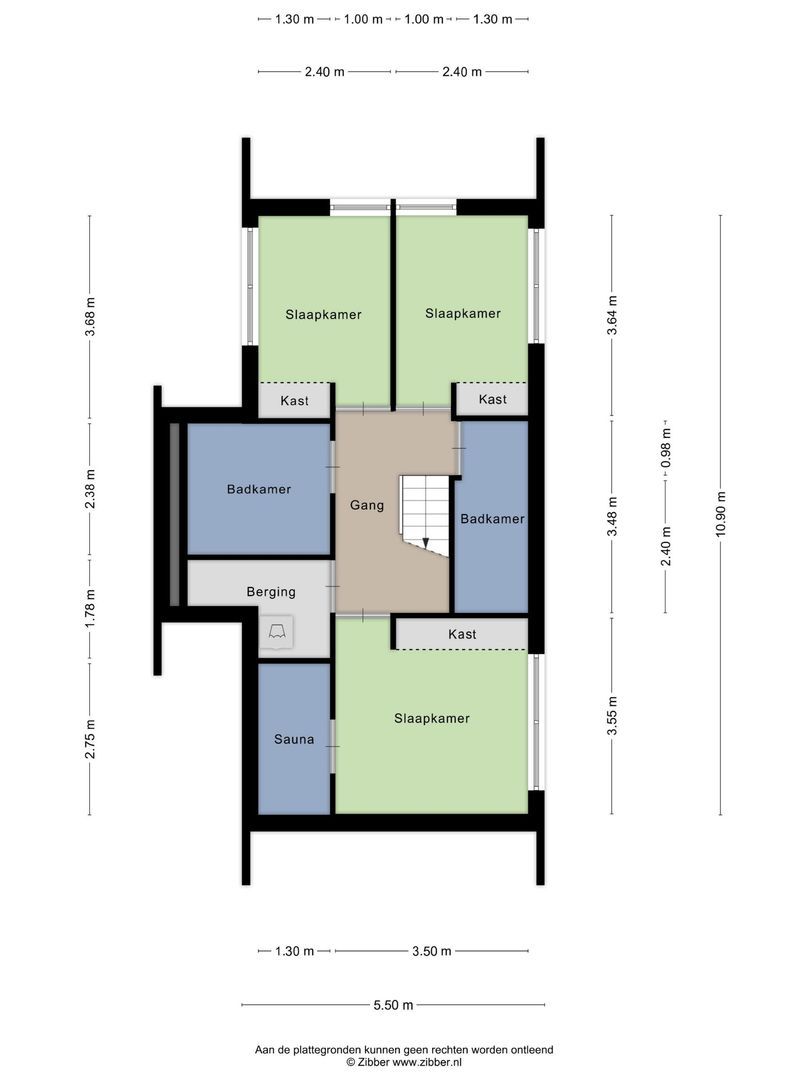 Rijksstraatweg 80 135, Noardburgum plattegrond-1