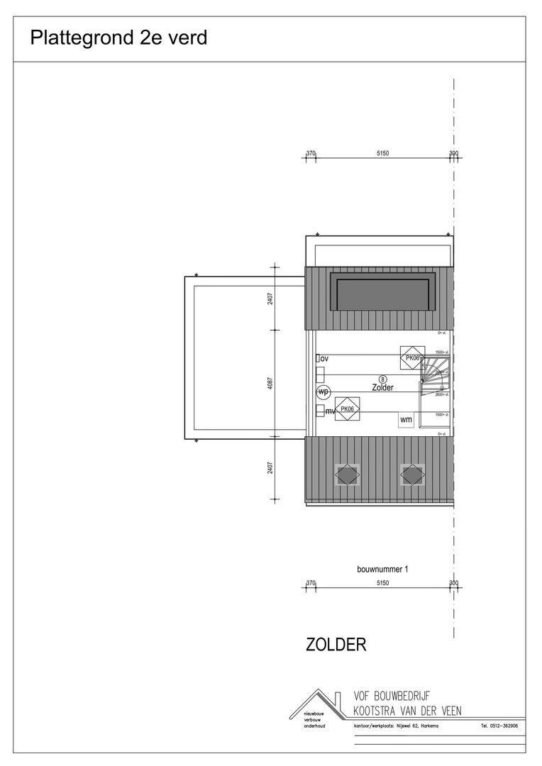 De Morgenzon 32, Holwert plattegrond-2