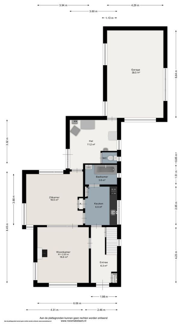 Holdingastrjitte 6, Eanjum plattegrond-0