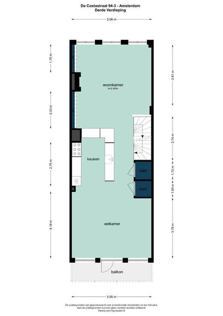 Da Costastraat 94 3, Amsterdam foto-42