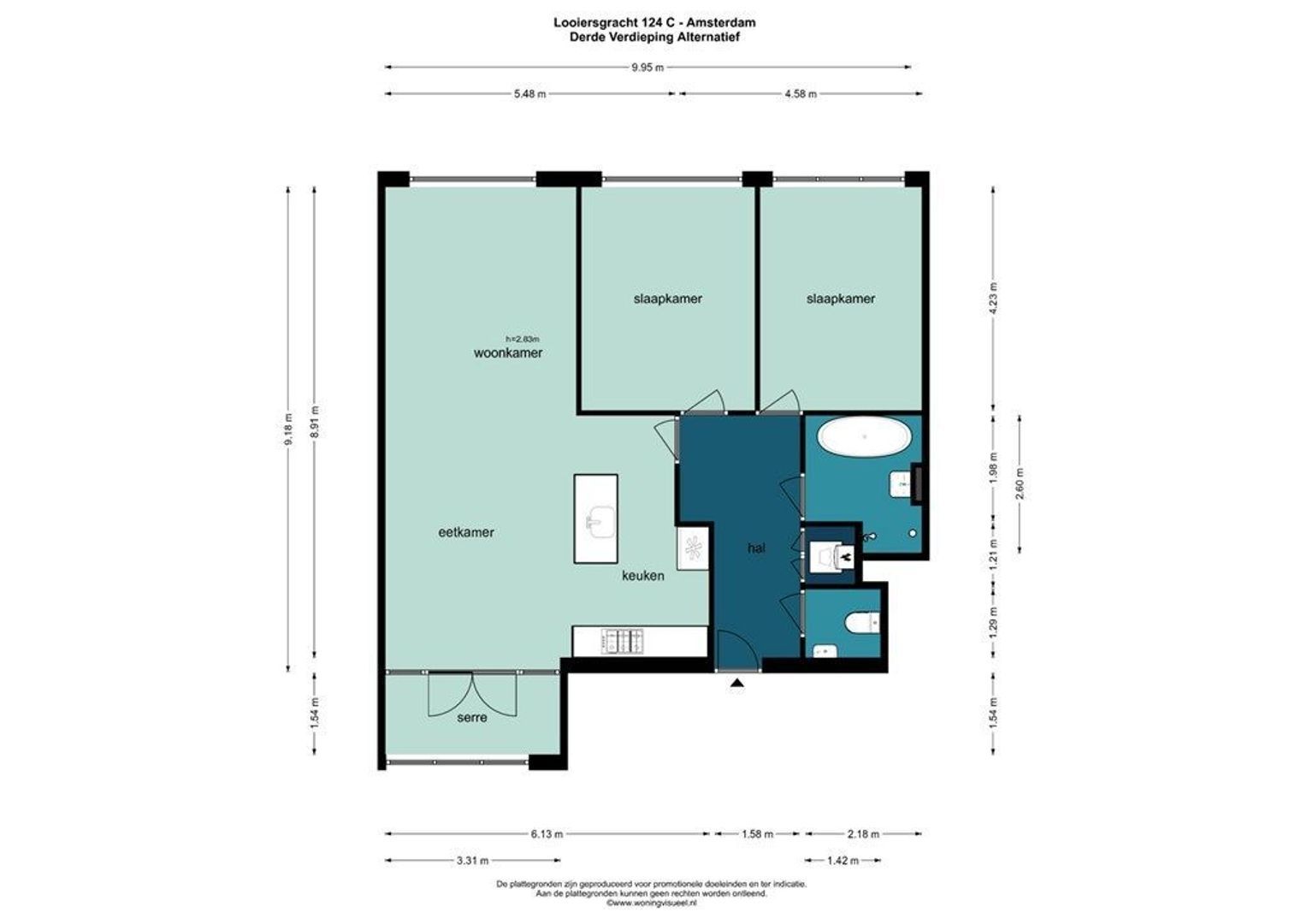Looiersgracht 124 C, Amsterdam foto-34