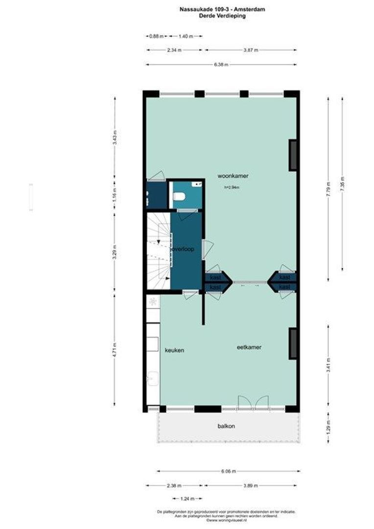 Nassaukade 109 3, Amsterdam foto-43