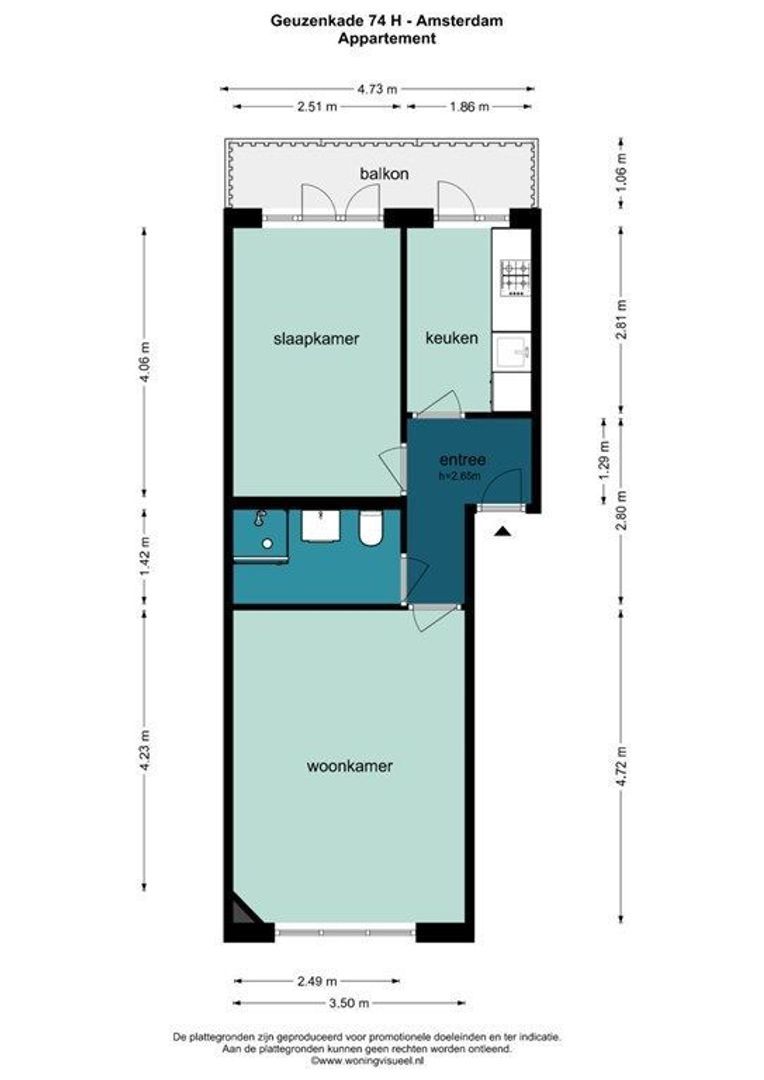 Geuzenkade 74 H, Amsterdam foto-19