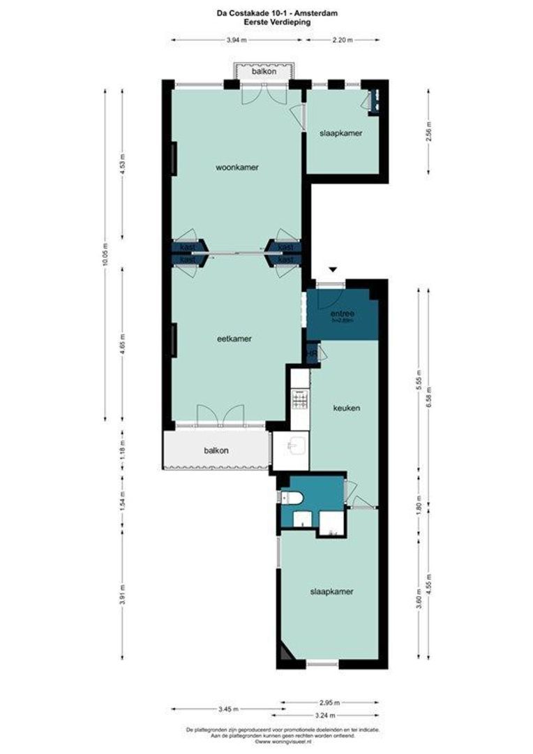 Da Costastraat 10 1, Amsterdam foto-26