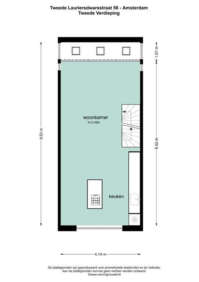 Tweede Laurierdwarsstraat 56, Amsterdam foto-55