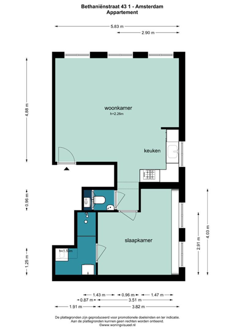 Bethaniënstraat 43 A, Amsterdam foto-16