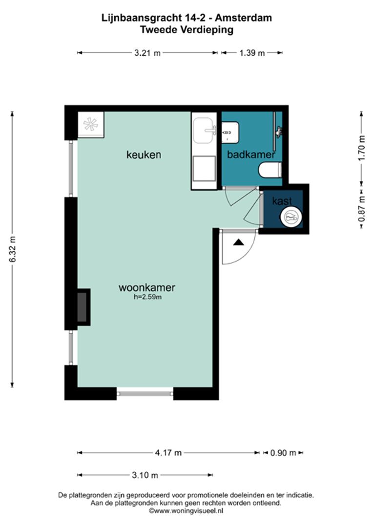 Lijnbaansgracht 14 2, Amsterdam foto-19