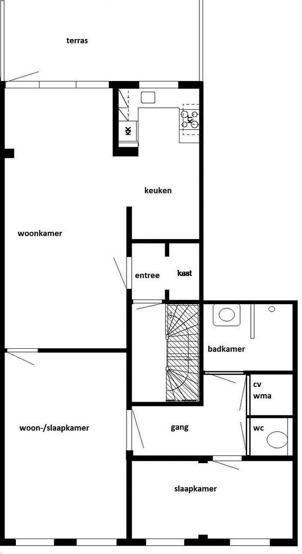 Weimarstraat, Den Haag plattegrond-0